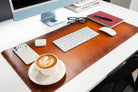 Atelier 91 Sandy Tan Leather Desk Mat - Medium