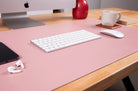 Atelier 91 Soft Blush Leather Desk Mat - Large