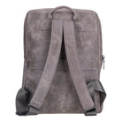 Atelier Ash Gray Hakiki Deri Laptop Sırt Çantası – 16” Uyumlu