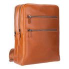 Atelier Classic Tan Hakiki Deri Laptop Sırt Çantası – 16” Uyumlu