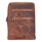 Atelier Heritage Saddle Hakiki Deri Laptop Sırt Çantası – 16” Uyumlu