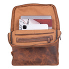 Atelier Heritage Saddle Hakiki Deri Laptop Sırt Çantası – 16” Uyumlu