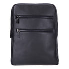 Atelier Onyx Black Hakiki Deri Laptop Sırt Çantası – 16” Uyumlu