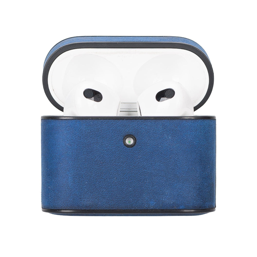Aurel Clip Cadet Ocean Hakiki Deri Airpods 3 Kılıfı – Airpods 3 Uyumlu Charm Case