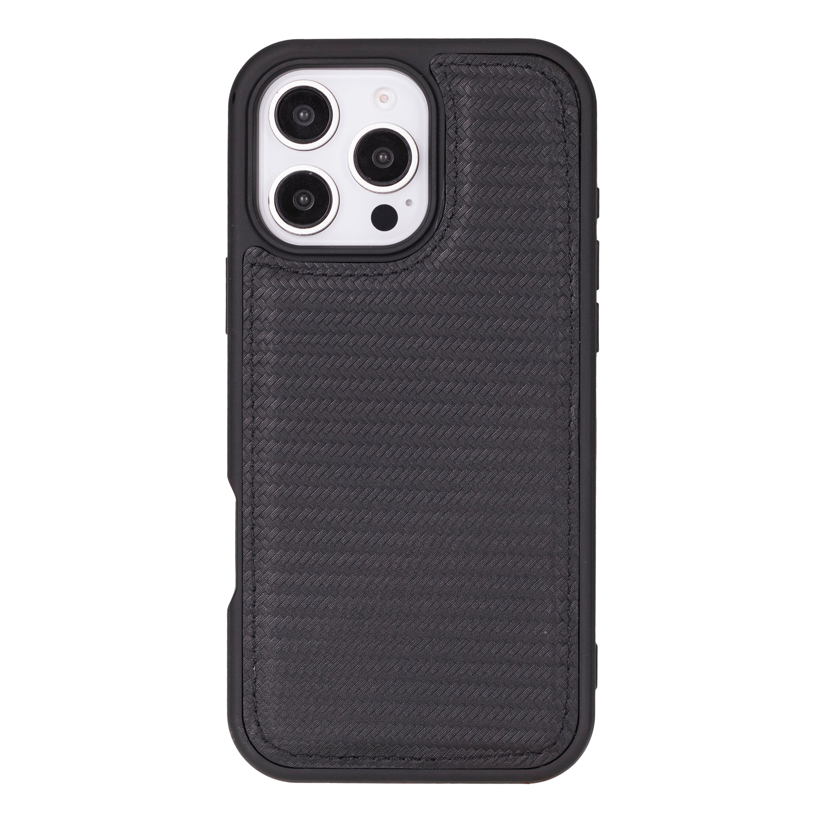 Aurel Magna Graphene Black Deri Iphone 16 Pro (6.3") Wallet Case – Rfid Korumalı & Magsafe Uyumlu