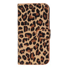 Aurel Magna Leopard Couture Deri Iphone 16 Pro (6.3") Wallet Case – Rfid Korumalı & Magsafe Uyumlu