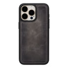 Aurel Magna Sandy Stone Deri Iphone 16 Pro (6.3") Wallet Case – Rfid Korumalı & Magsafe Uyumlu