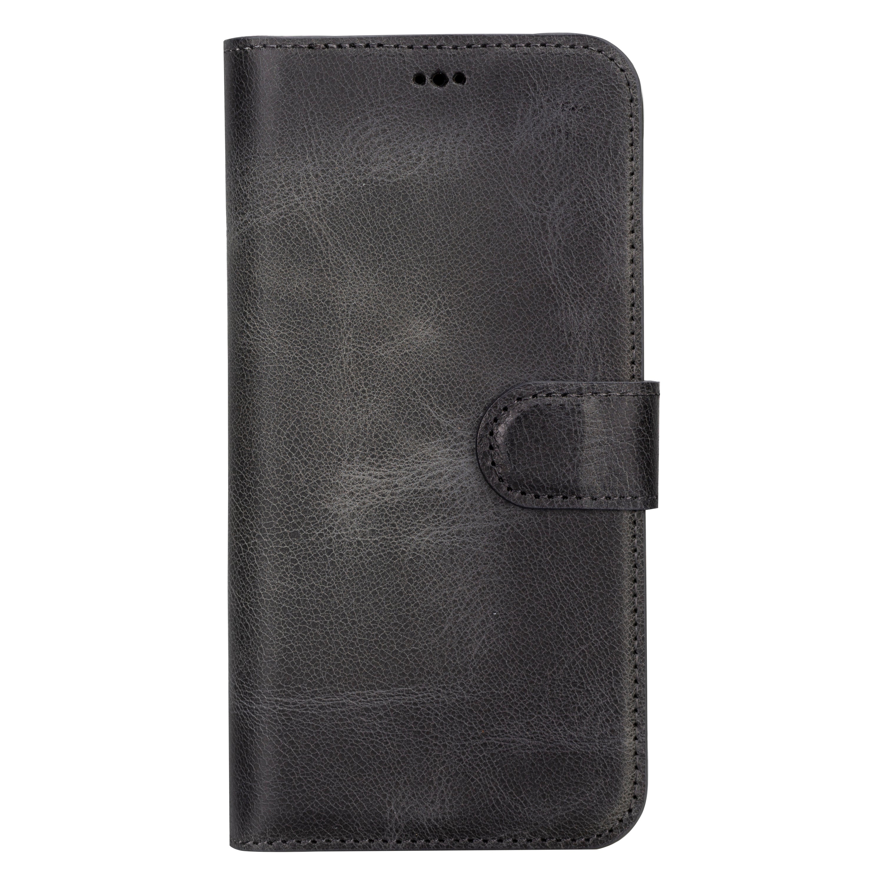 Aurel Magna Sandy Stone Deri Iphone 16 Pro (6.3") Wallet Case – Rfid Korumalı & Magsafe Uyumlu