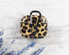Aurel Snap Leopard Tan Hakiki Deri Airpods 3 Kılıfı – Charm Airpods Case