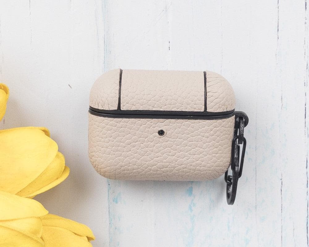 Aurel Snap Mocca Sand Hakiki Deri Airpods 3 Kılıfı – Charm Airpods Case