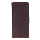 Aurelio Siena Saddle Brown Samsung Galaxy Z Fold7 Cüzdan Kılıf