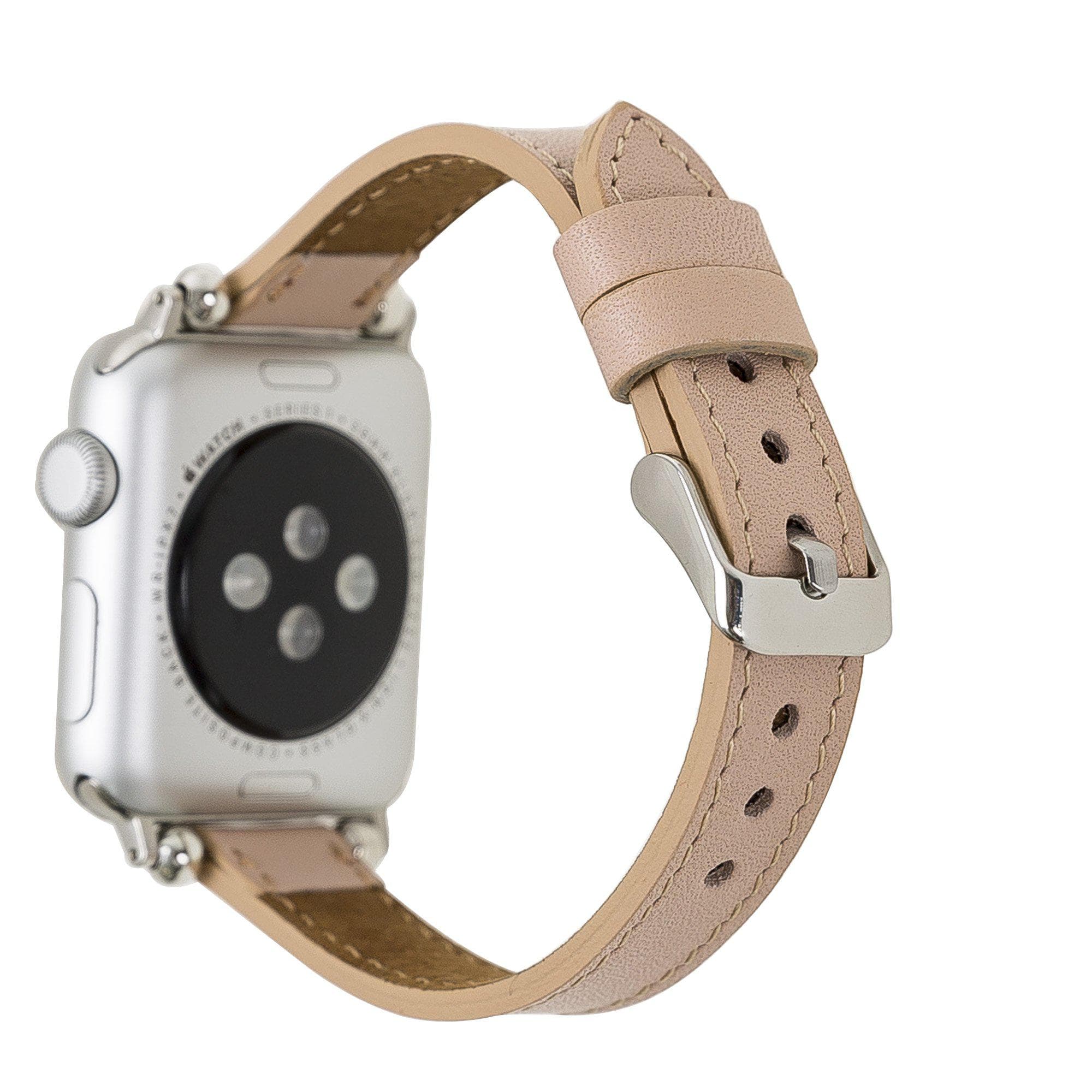 Avilla Cream Bisque Deri Apple Watch Band (44/45/46/49Mm)