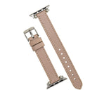 Avilla Cream Bisque Deri Apple Watch Band (44/45/46/49Mm)