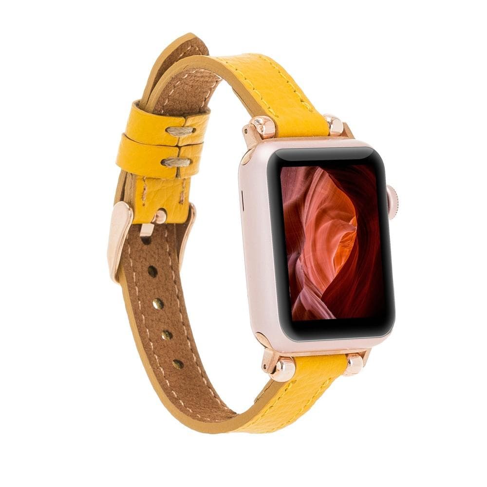Avilla Golden Hour Deri Apple Watch Band (44/45/46/49Mm)