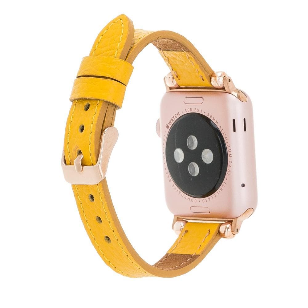 Avilla Golden Hour Deri Apple Watch Band (44/45/46/49Mm)