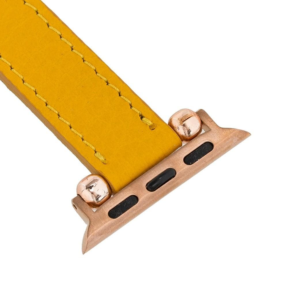 Avilla Golden Hour Deri Apple Watch Band (44/45/46/49Mm)
