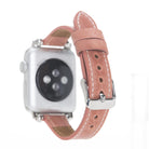 Avilla Rosewood Taupe Deri Apple Watch Band (44/45/46/49Mm)