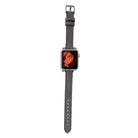 Avilla Stone Gray Deri Apple Watch Band (44/45/46/49Mm)