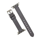 Avilla Stone Gray Deri Apple Watch Band (44/45/46/49Mm)