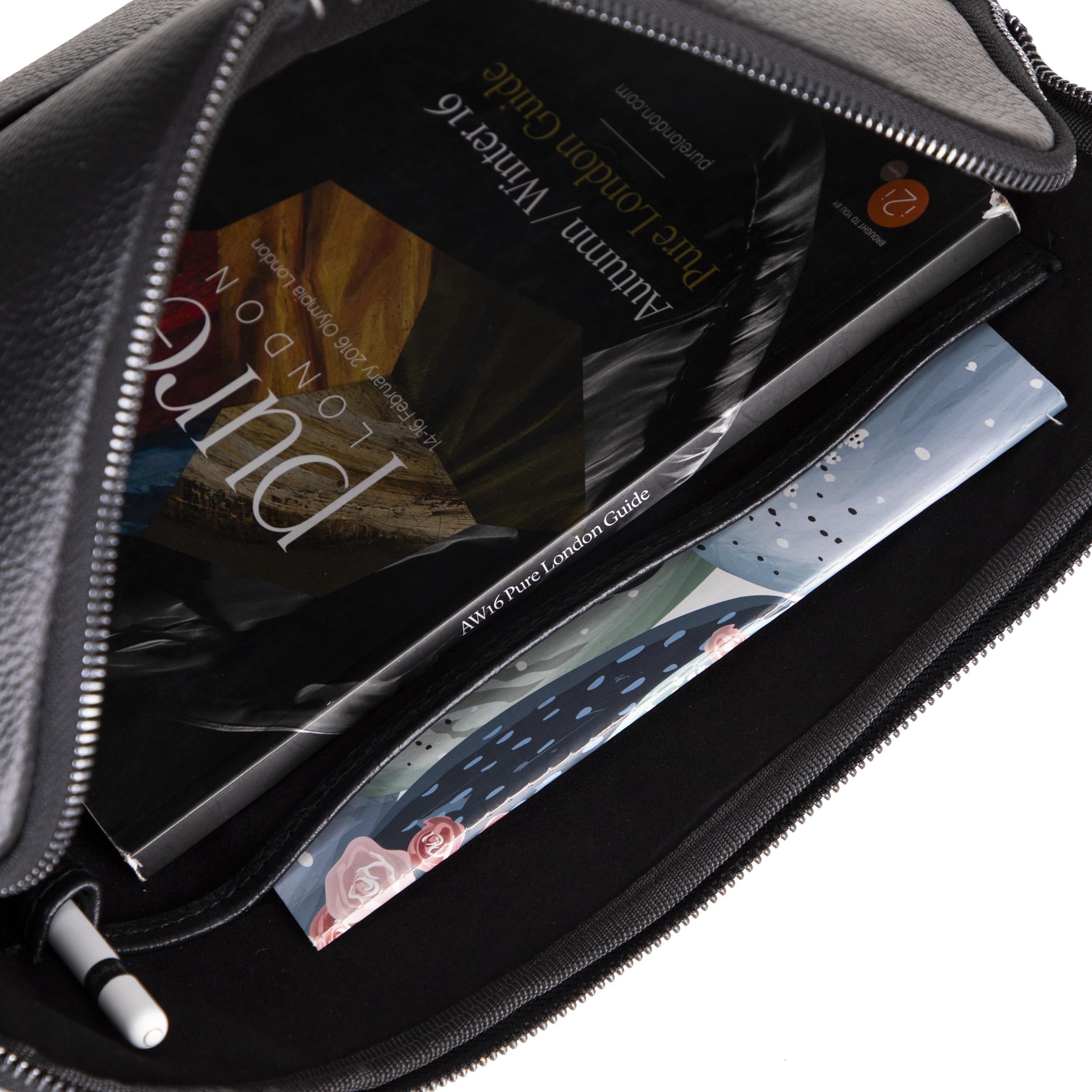 Bloominbag-Awe Slim Deri Siyah 14inç Laptop / Macbook Kılıf-5-Milagron.com