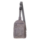 Bloominbag-Blake Ash Gray Hakiki Deri çapraz Askılı Sırt çantası-4-Milagron.com