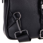 Bloominbag-Blake Black Luxe Deri çapraz Unisex Sırt çantası-5-Milagron.com