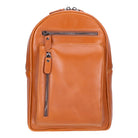 Bloominbag-Blake Tan Luxe Deri çapraz Unisex Sırt çantası-1-Milagron.com