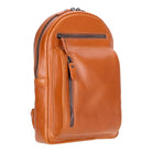 Bloominbag-Blake Tan Luxe Deri çapraz Unisex Sırt çantası-2-Milagron.com