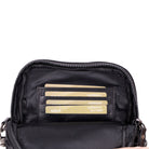 Bloominbag-Bloom Bag Obsidian Black Hakiki Deri Crossbody çanta-5-Milagron.com