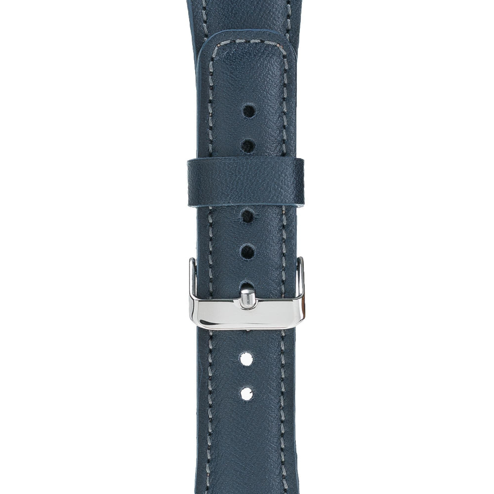 Bloominbag-Bloom Band Celeste Blue Deri Apple Watch Kordon 44/45/46/49mm-5-Milagron.com