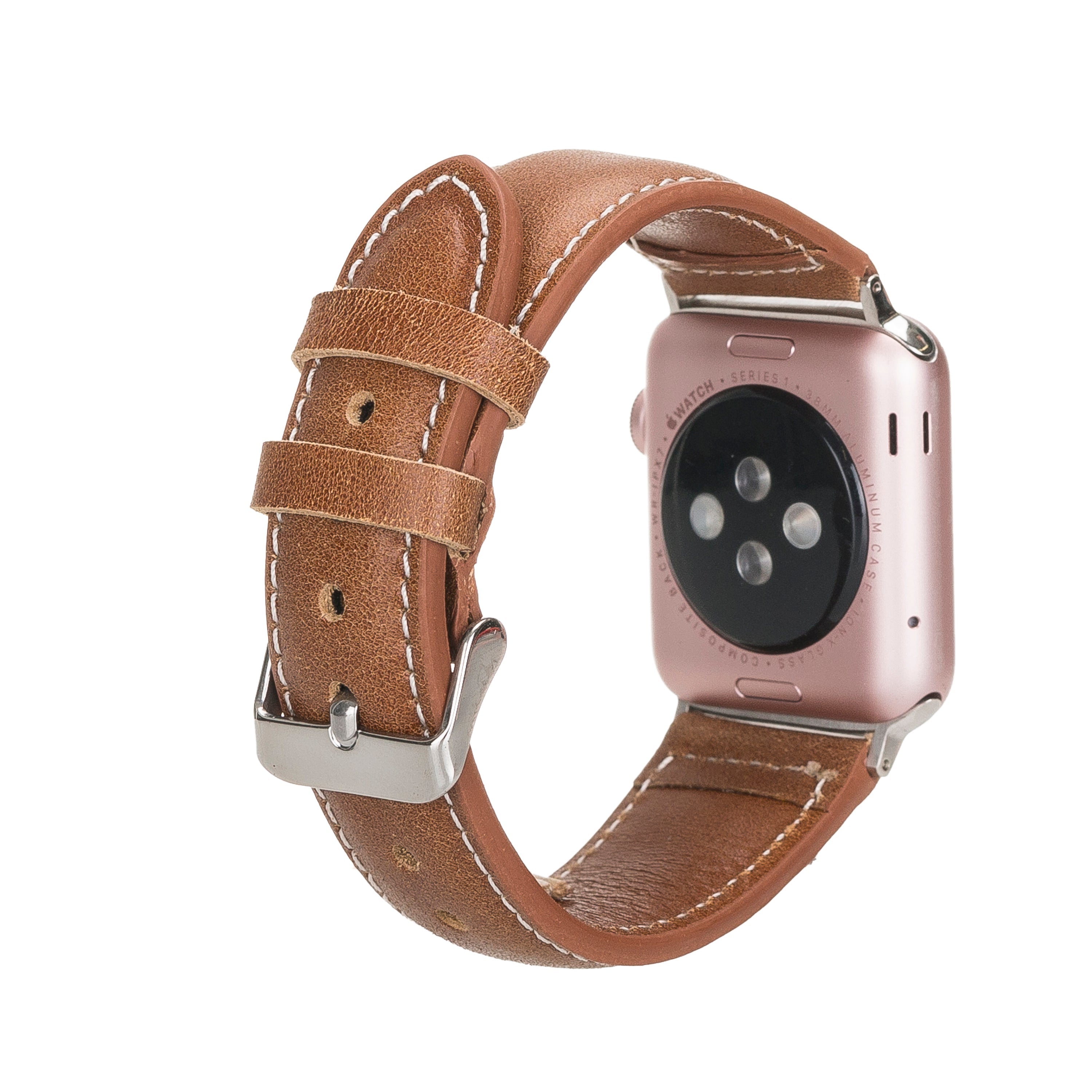 Bloominbag-Bloom Band Chalk Naturel Taba Apple Watch Kordon 44/45/46749mm-2-Milagron.com