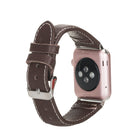 Bloominbag-Bloom Band Crimora Kahve Deri Apple Watch Kordonu 44/45/46/49mm-2-Milagron.com