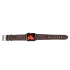 Bloominbag-Bloom Band Crimora Kahve Deri Apple Watch Kordonu 44/45/46/49mm-3-Milagron.com