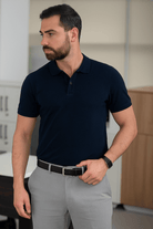 Bloominbag-Bloom Belt Cosmic Black Hakiki Deri Erkek Kemer 130cm-3-Milagron.com