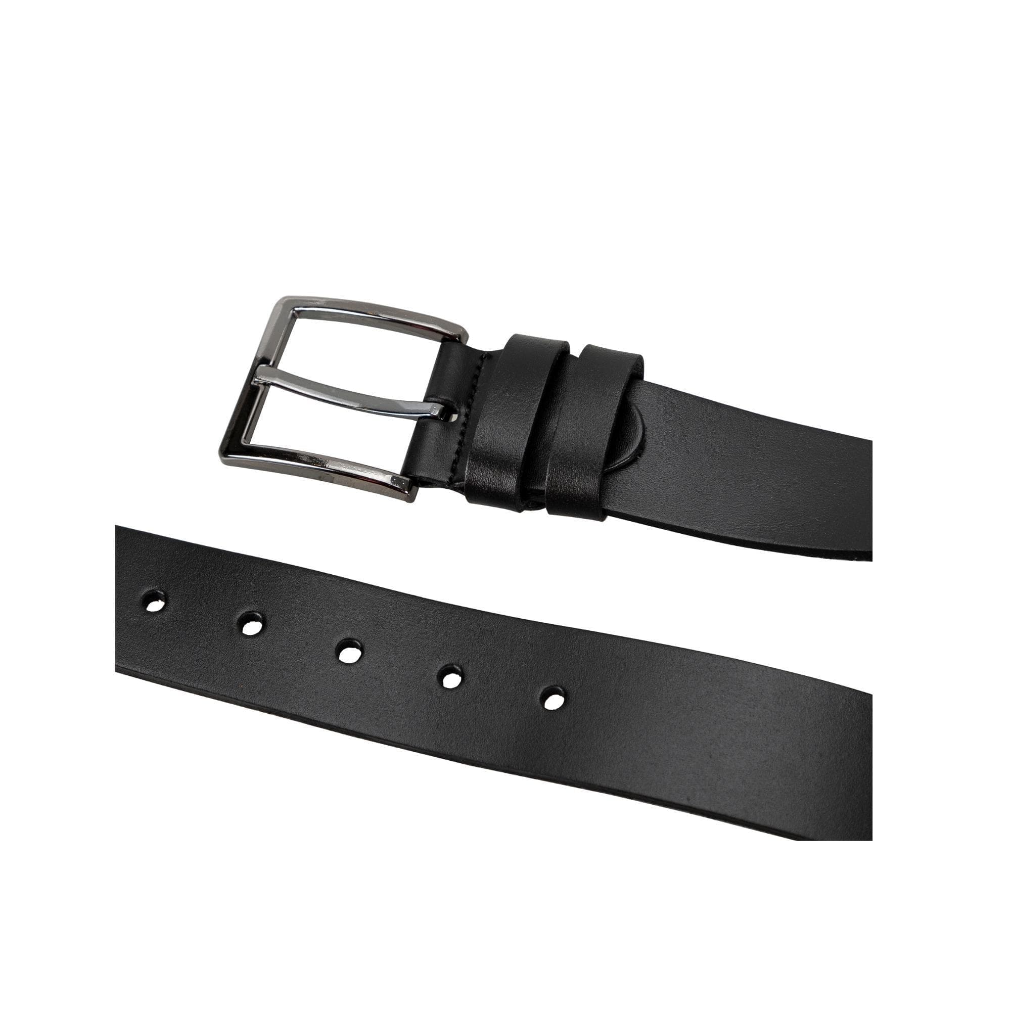 Bloominbag-Bloom Belt Cosmic Black Hakiki Deri Erkek Kemer 135cm-5-Milagron.com