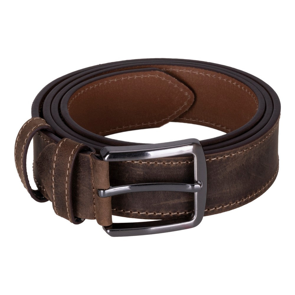 Bloominbag-Bloom Belt Espresso Brown Hakiki Deri Erkek Kemer 110cm-2-Milagron.com