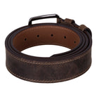 Bloominbag-Bloom Belt Espresso Brown Hakiki Deri Erkek Kemer 135cm-4-Milagron.com