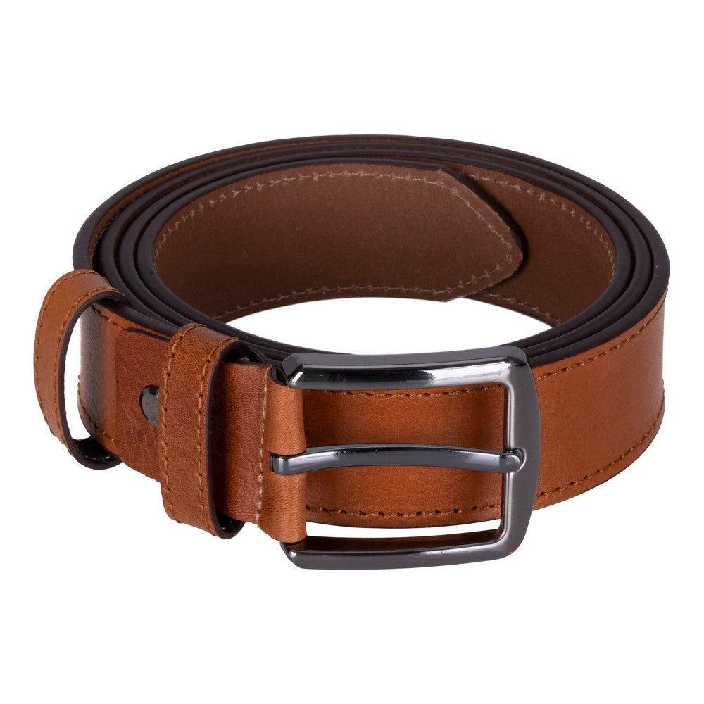 Bloominbag-Bloom Belt Heritage Camel Hakiki Deri Erkek Kemer 130cm-2-Milagron.com