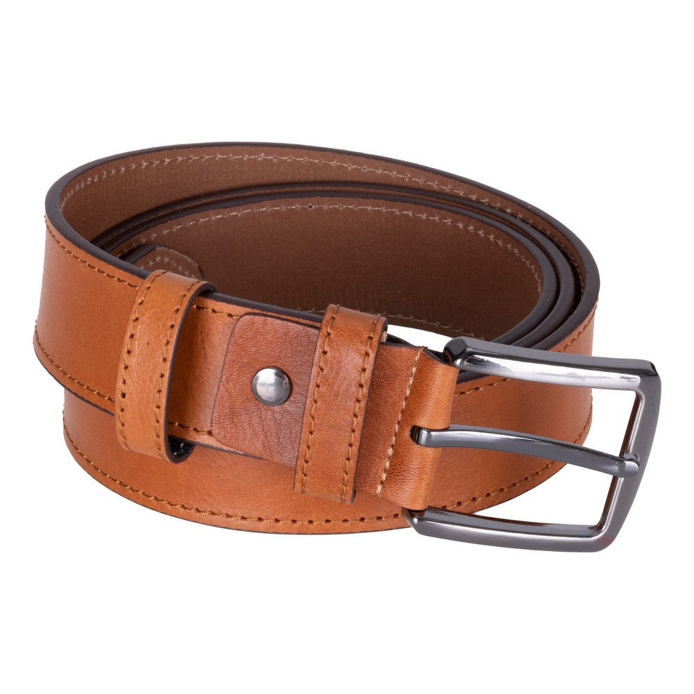 Bloominbag-Bloom Belt Heritage Camel Hakiki Deri Erkek Kemer 135cm-4-Milagron.com