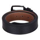 Bloominbag-Bloom Belt Obsidian Black Hakiki Deri Erkek Kemer 110cm-2-Milagron.com
