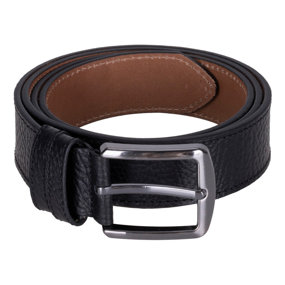 Bloominbag-Bloom Belt Obsidian Black Hakiki Deri Erkek Kemer 135cm-3-Milagron.com