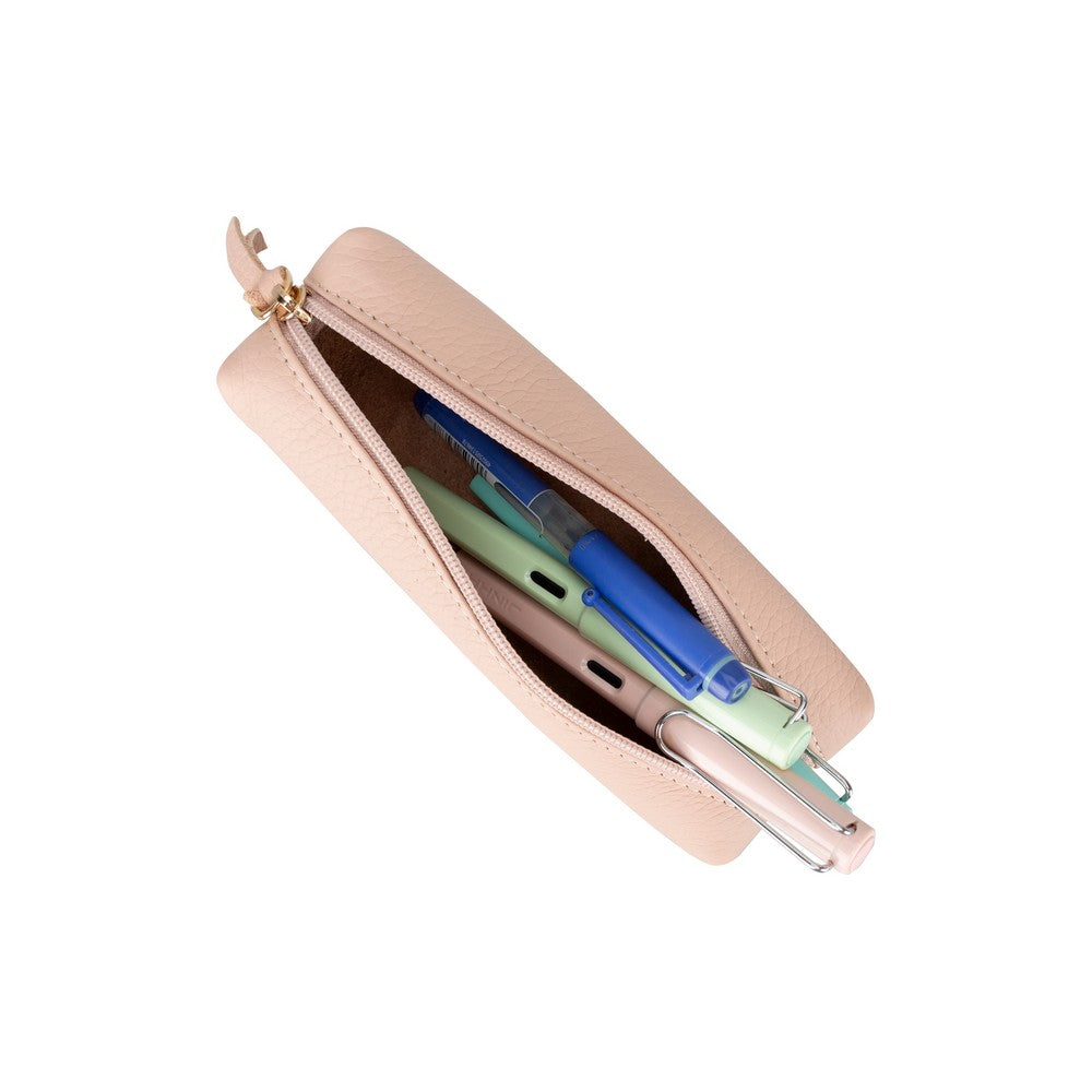 Bloominbag-Bloom Box Apricara Nude Deri Makyaj çantası-4-Milagron.com