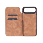 Bloominbag-Bloom Case Sonat Mahogany Saddle Hakiki Deri I Phone 17 Air(6.5")Folio Kılıfı-5-Milagron.com