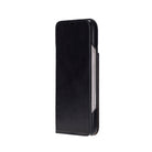 Bloominbag-Bloom Case Sonat Obsidian Black Hakiki Deri I Phone 17(6.3") Folio Kılıfı-1-Milagron.com