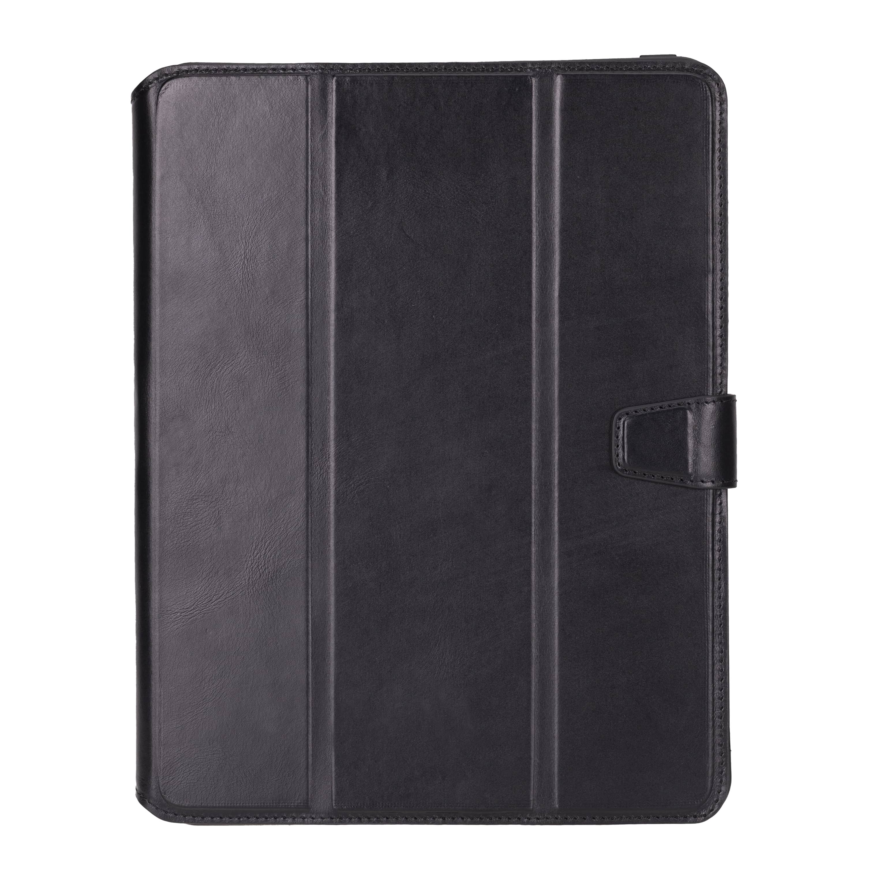 Bloominbag-Bloom Case Trigon Obsidian Black Apple I Pad Pro 13" (2024) Hakiki Deri Kılıf-1-Milagron.com
