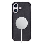 Bloominbag-Bloom Case Ultimate Jacket Obsidian Black Apple I Phone 17 (6.3") Hakiki Deri Kılıf-2-Milagron.com