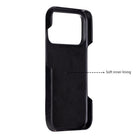 Bloominbag-Bloom Case Ultimate Jacket Obsidian Black – Apple I Phone 17 Pro (6.3") Hakiki Deri Kılıf-3-Milagron.com