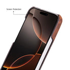 Bloominbag-Bloom Case Ultimate Jacket Saddle Brown Apple I Phone 17 Pro (6.3") Hakiki Deri Kılıf-4-Milagron.com