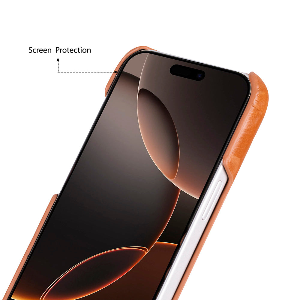 Bloominbag-Bloom Case Ultimate Jacket Urban Tan – Apple I Phone 17 Pro (6.3") Hakiki Deri Kılıf-4-Milagron.com