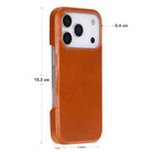 Bloominbag-Bloom Case Ultimate Jacket Urban Tan – Apple I Phone 17 Pro (6.3") Hakiki Deri Kılıf-5-Milagron.com